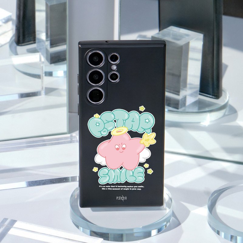P.STAR天使小星星純色矽膠SAMSUNG手機殼 - 手機殼/手機套 - 塑膠 多色