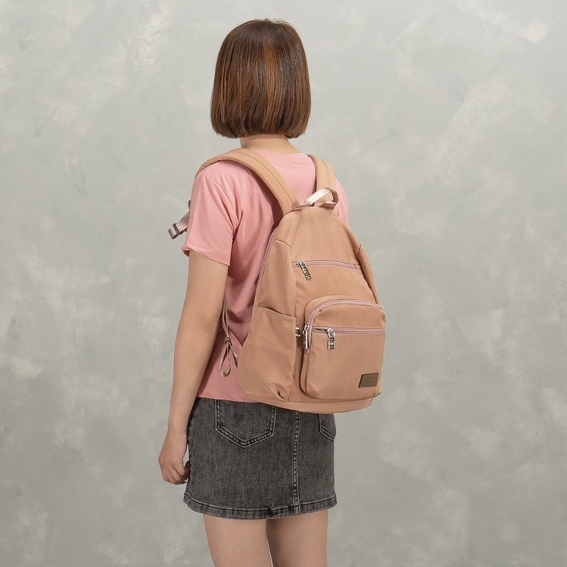 Backpack-Phantom Anti-theft Nylon Backpack (Large)-6007-5-Multi-color Optional - กระเป๋าเป้สะพายหลัง - ไนลอน สึชมพู