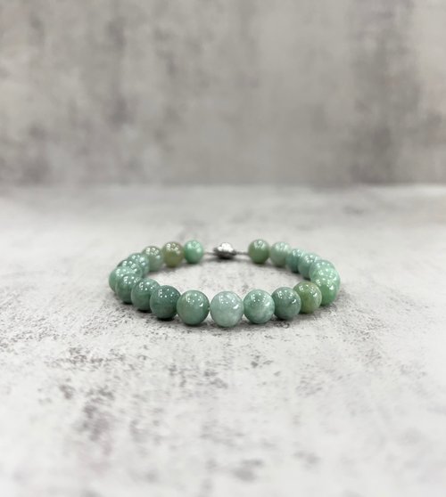 Juno Jewelry 嘉龍珠寶 天然玉石手鍊 A貨玉石 天然緬甸玉 綠翡翠