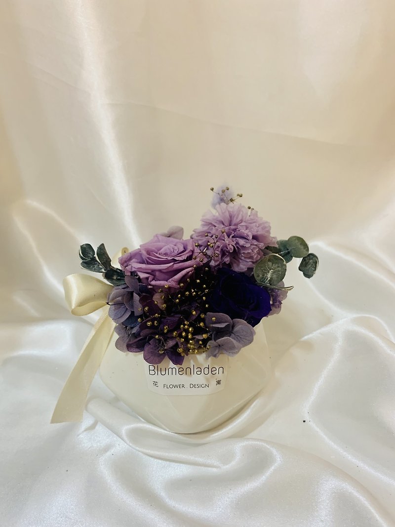Flower apartment purple immortal table flower - Dried Flowers & Bouquets - Plants & Flowers 