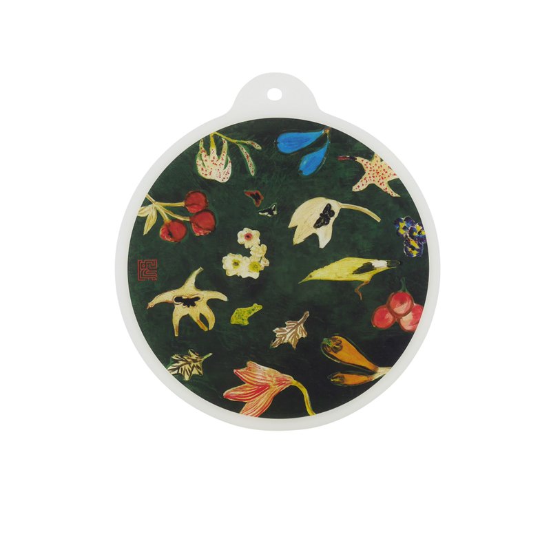 史博授權 | 萬物靜觀皆自得矽膠隔熱墊 (常玉 萬物靜觀皆自得) - 桌布/桌巾/餐墊 - 矽膠 多色