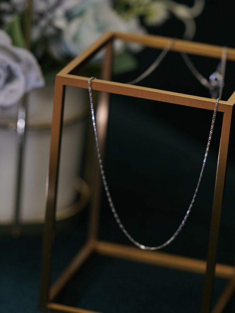 THIALH - Beau Series - 18K white gold plated necklace - สร้อยคอ - โลหะ 