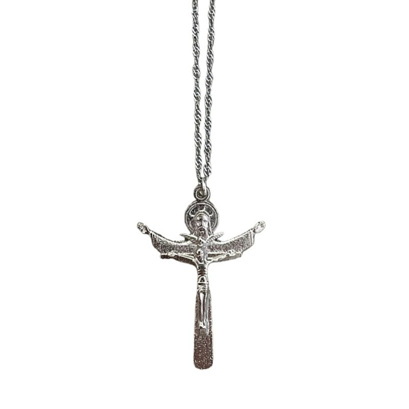 CROSS NECKLACE 008 - สร้อยคอ - เงิน สีเงิน