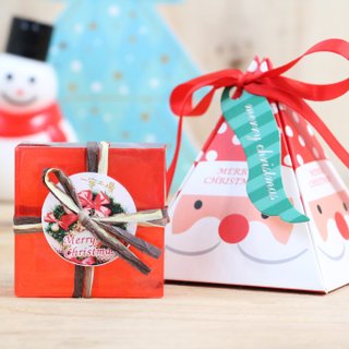 メリークリスマス手作り石鹸のギフトボックス