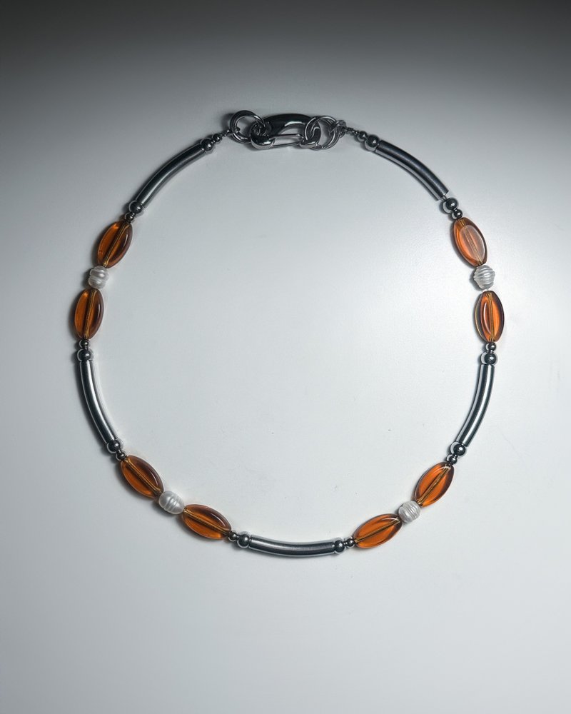 楓葉項鏈 Necklace of the Sugar Maple Leaves - 項鍊 - 其他材質 銀色