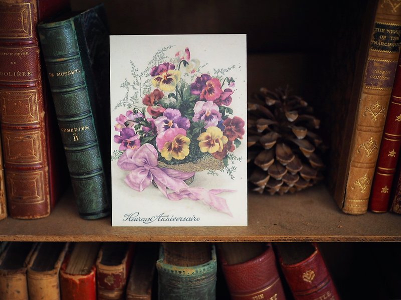 French Centennial Flower Re-enacted Postcard Type E - การ์ด/โปสการ์ด - กระดาษ หลากหลายสี
