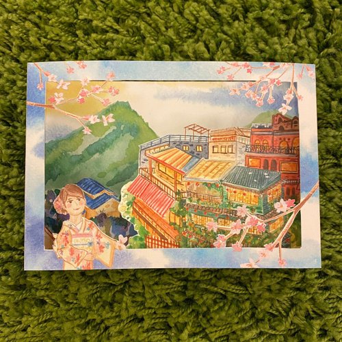 立体絵葉書-台湾シリーズ/九份 - ショップ zoeskybear_studio