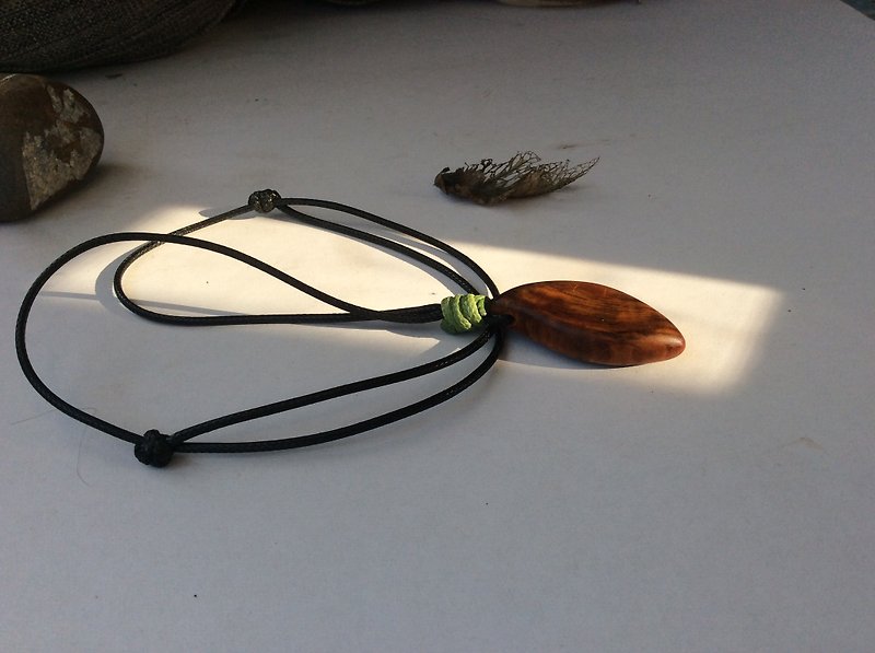 Hand-made wooden s - sandalwood lemon cypress handmade necklace smells / gift / Department of Forestry / phytoncid - Necklaces - Wood Orange