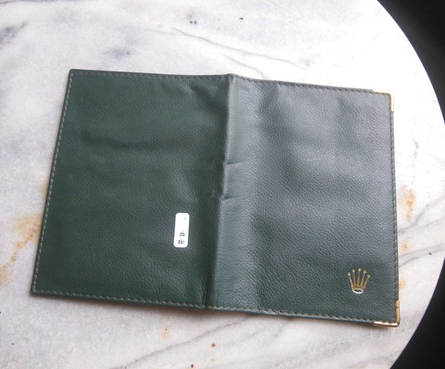 OLD TIME Early Rolex Leather Card Holder Shop OLD TIME Vintage