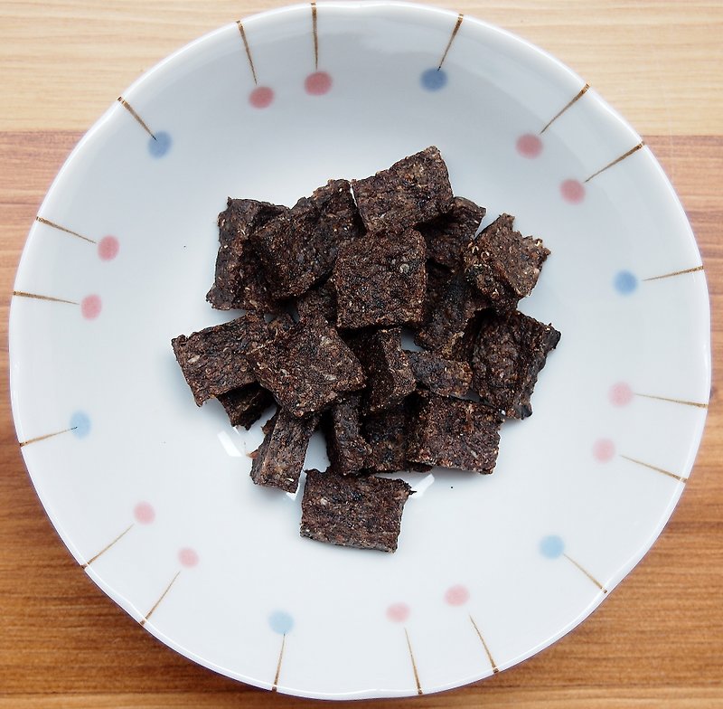 【Canine and Cat Snacks】 Red Quinoa Sesame Beef Block 50g - Snacks - Fresh Ingredients Red