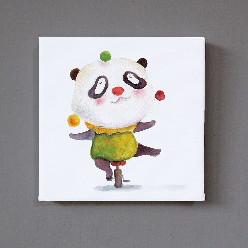 【9cm zoo hug series – Superstar Panda】replica painting - Wall Décor - Waterproof Material 