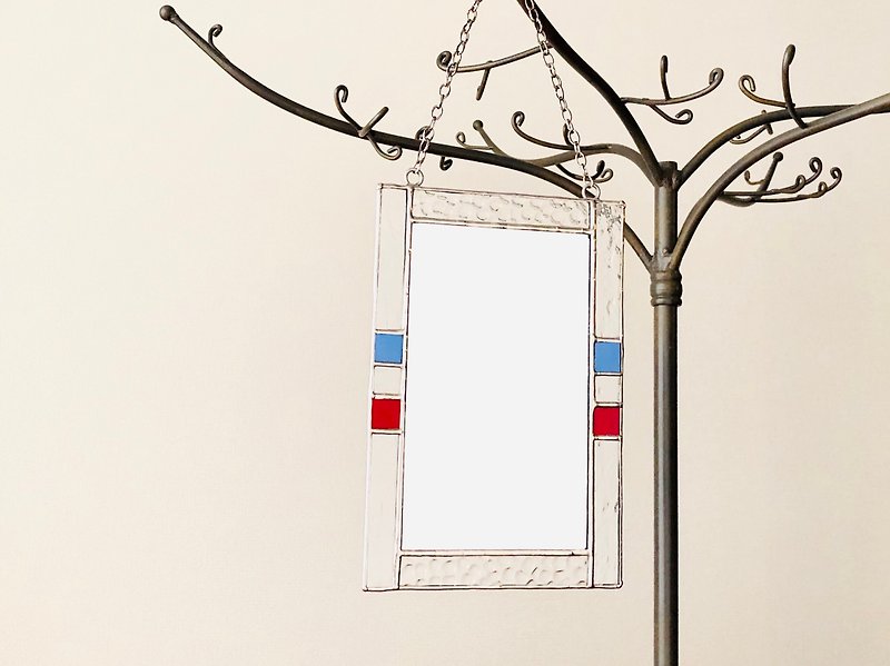 Stained glass mirror Mosaïque tricolor - ตกแต่งผนัง - แก้ว หลากหลายสี