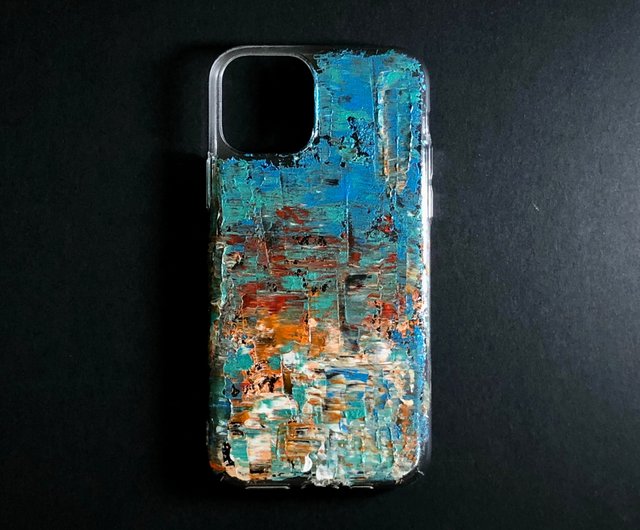 Acrylic Hand Paint Phone Case iPhone 11 pro Atlas Shop Frame