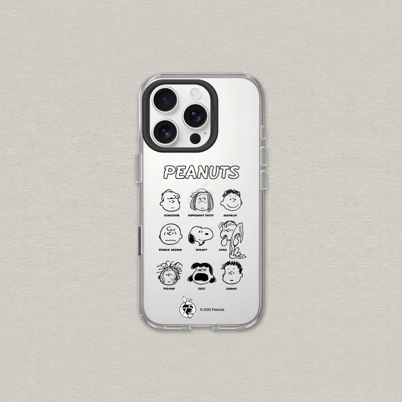 Clear透明防摔手機殼∣Snoopy史努比/75週年-經典九宮格 iPhone - 手機殼/手機套 - 塑膠 透明