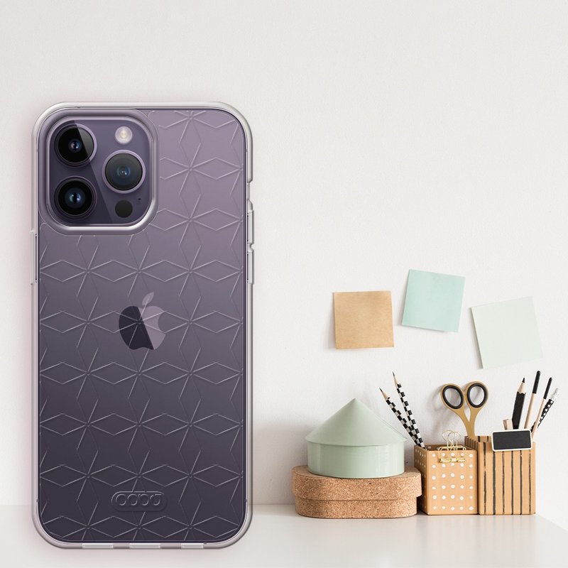 iPhone 14全系列 浮雕感輕薄軍規防摔手機殼-微星 - 手機殼/手機套 - 其他材質 多色