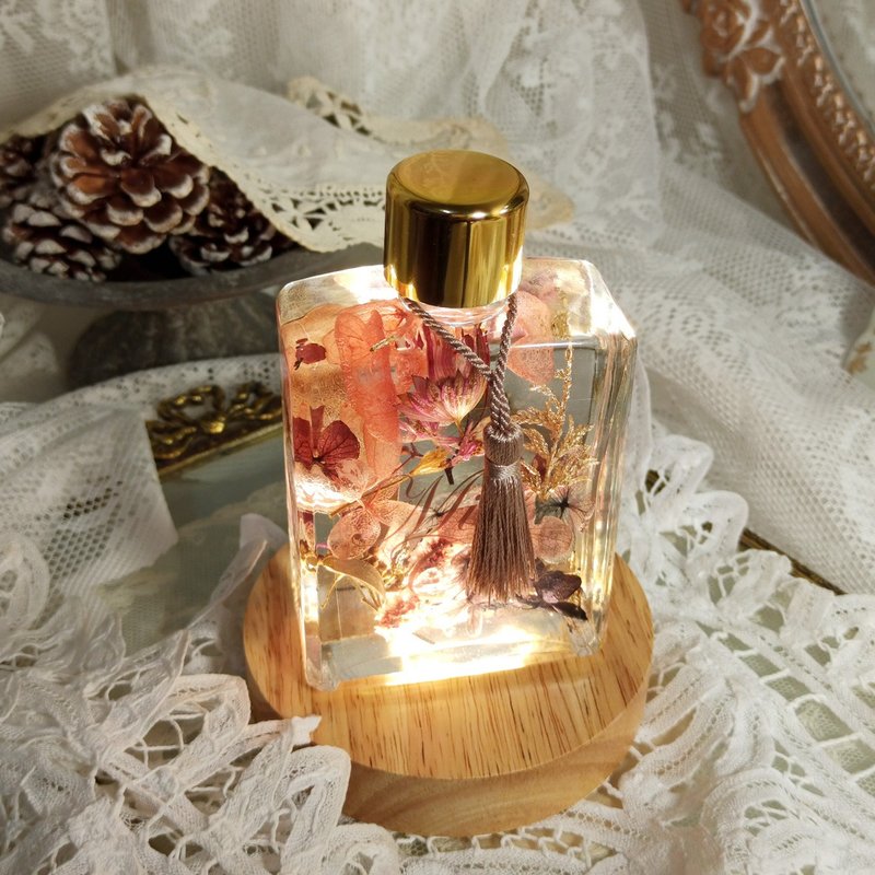 畢業禮物・浮游花草夜燈・秋色 - 燈具/燈飾 - 植物．花 