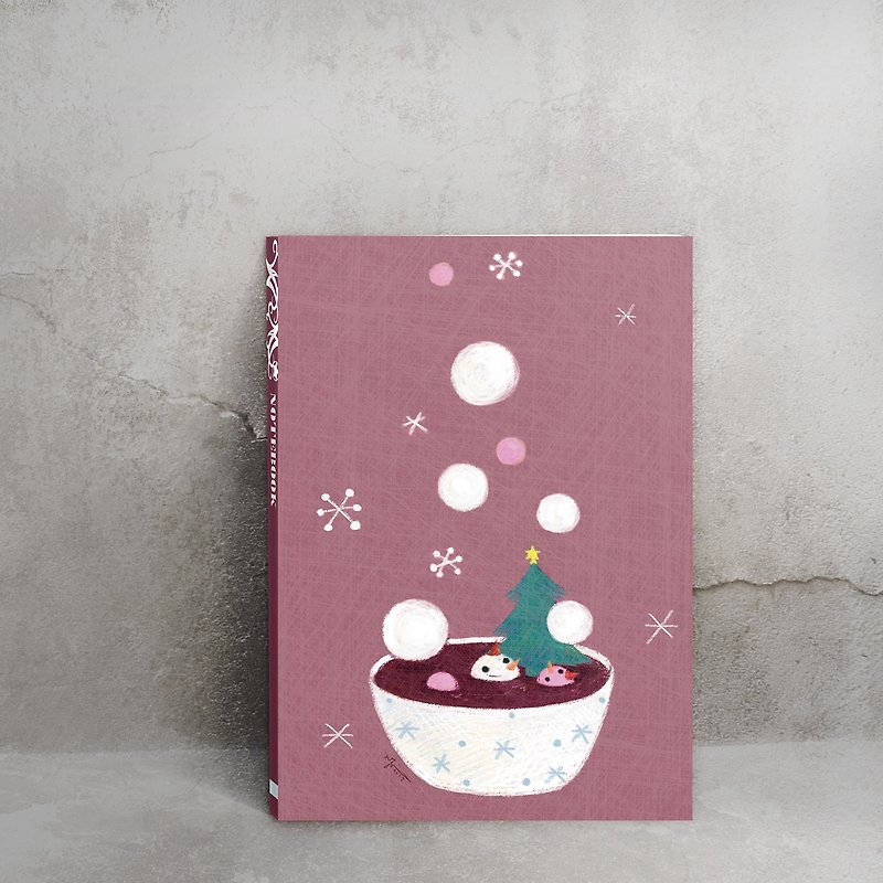 RIP YOUR NOTEBOOK-Christmas sweet red bean soup - Notebooks & Journals - Paper Purple