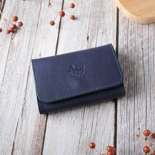 Blue Blur Japanese paper Business Card Holder Card case Pass case - Shop  washi labo TOKYO ID & Badge Holders - Pinkoi