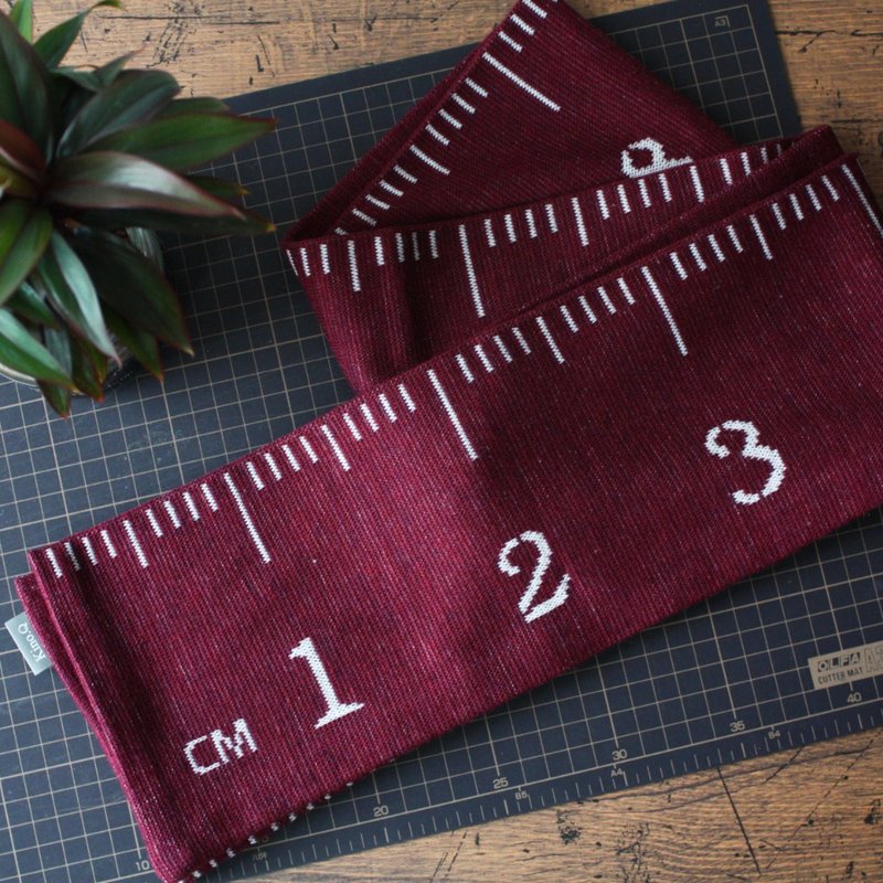 【日本製】量尺造型圍巾 - 圍巾/披肩 - 壓克力 紅色