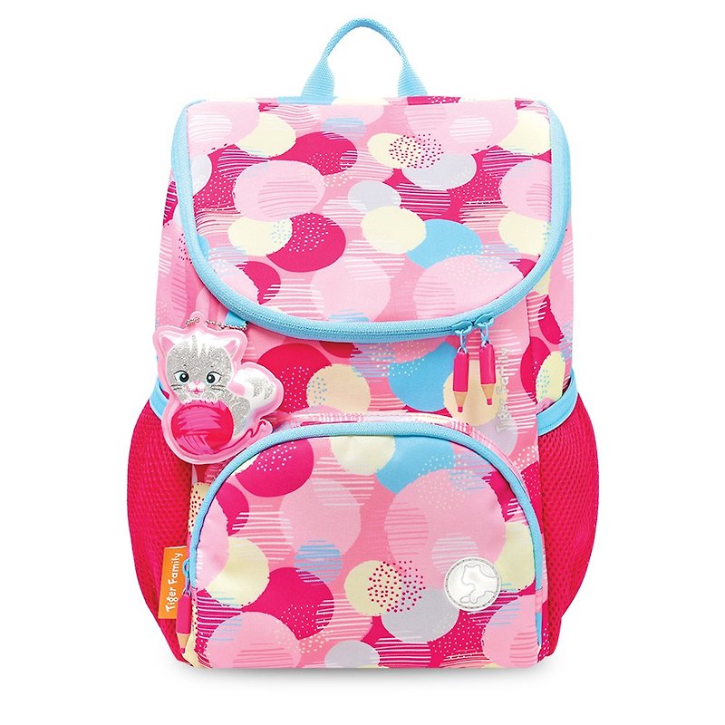 TigerFamily Little Traveler 2.0 Toddler Backpack - Furball Kitten - กระเป๋าเป้สะพายหลัง - วัสดุอื่นๆ สีแดง