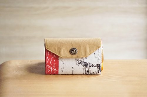 CFH 2016 短夾 女生 - 寫一封信 - 布短夾/行照/零錢卡包