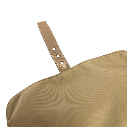 日本直送名牌中古包】PRADA プラダショルダーバッグベージュ