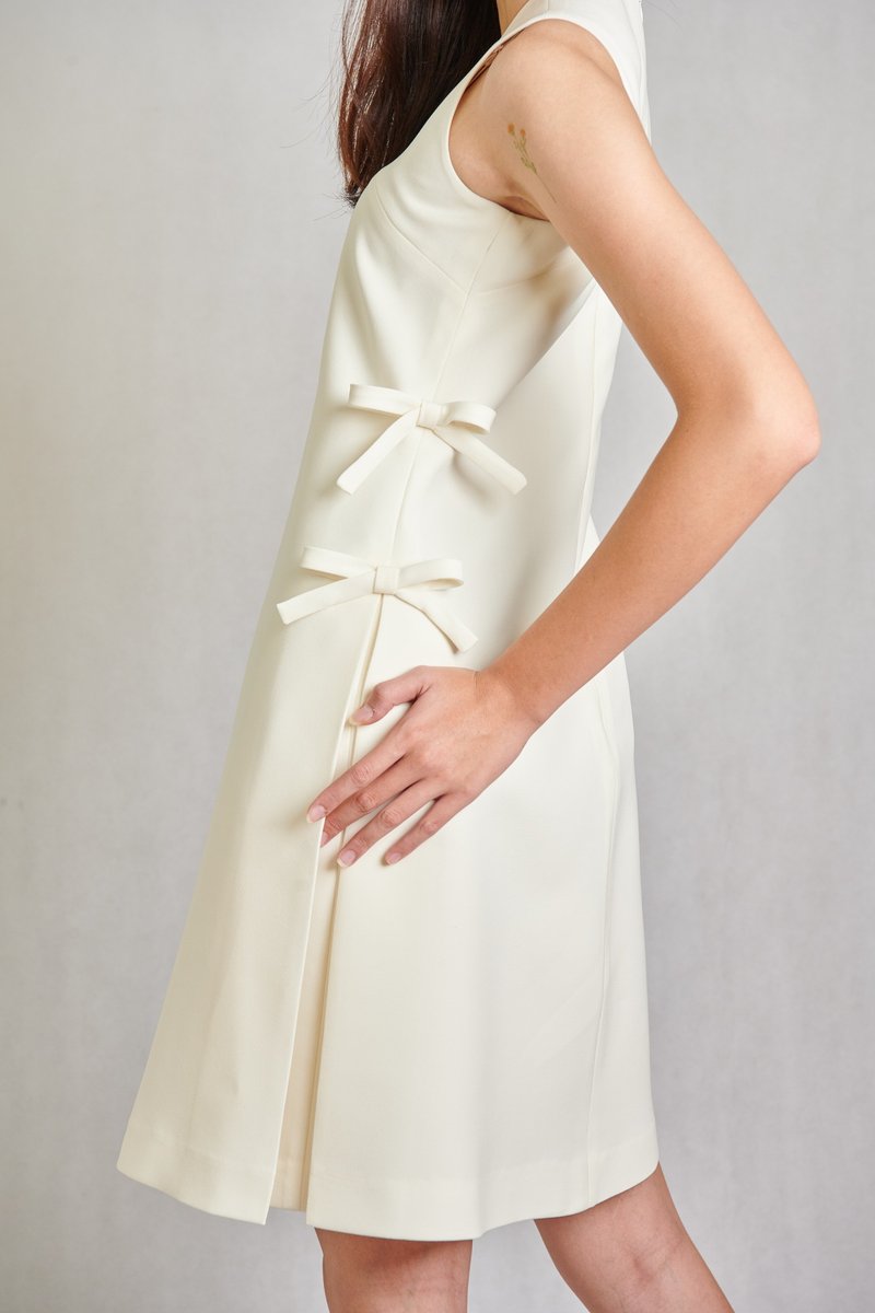 sweet bow dress 连衣裙 - 洋裝/連身裙 - 其他材質 