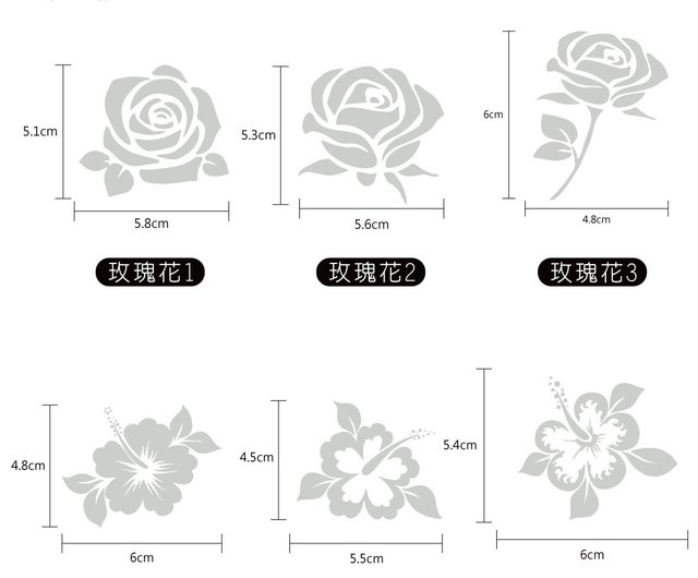 花 ステッカー 販売 車