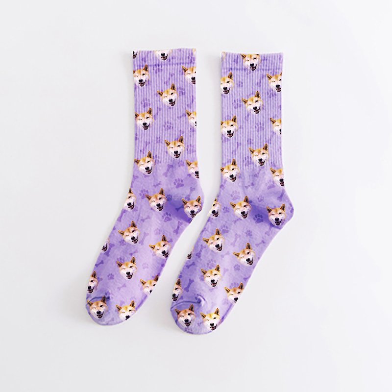 Customize your own favorite idol product! - Socks - Cotton & Hemp Multicolor