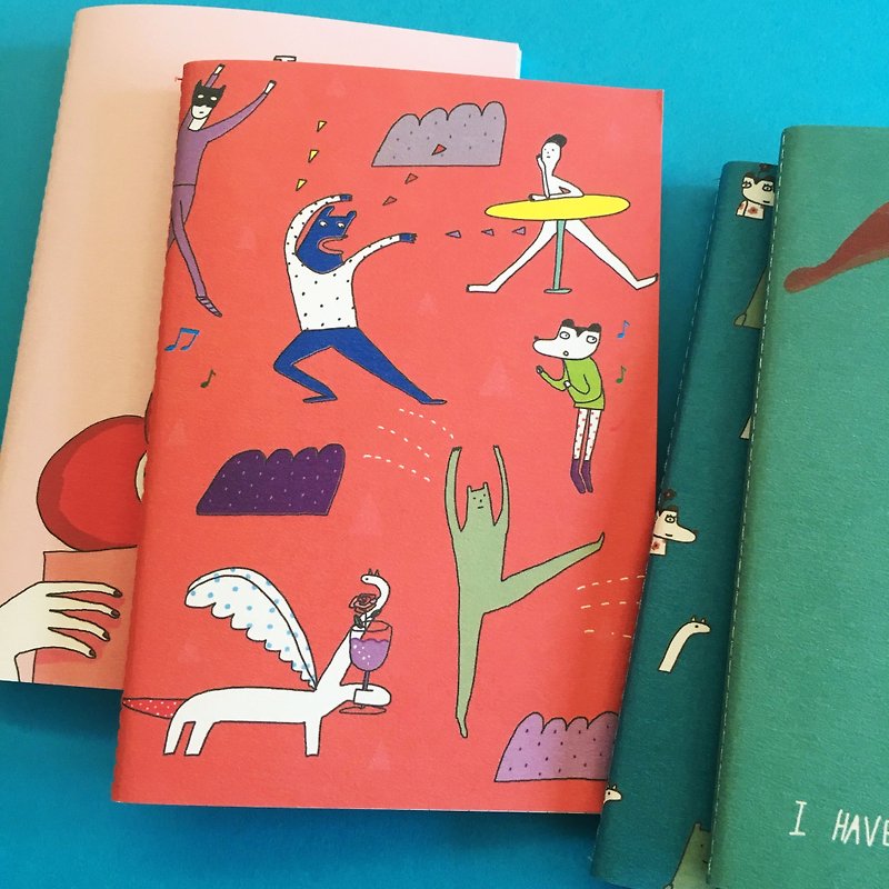 Monster Party | Squared Notebook - Notebooks & Journals - Paper Red