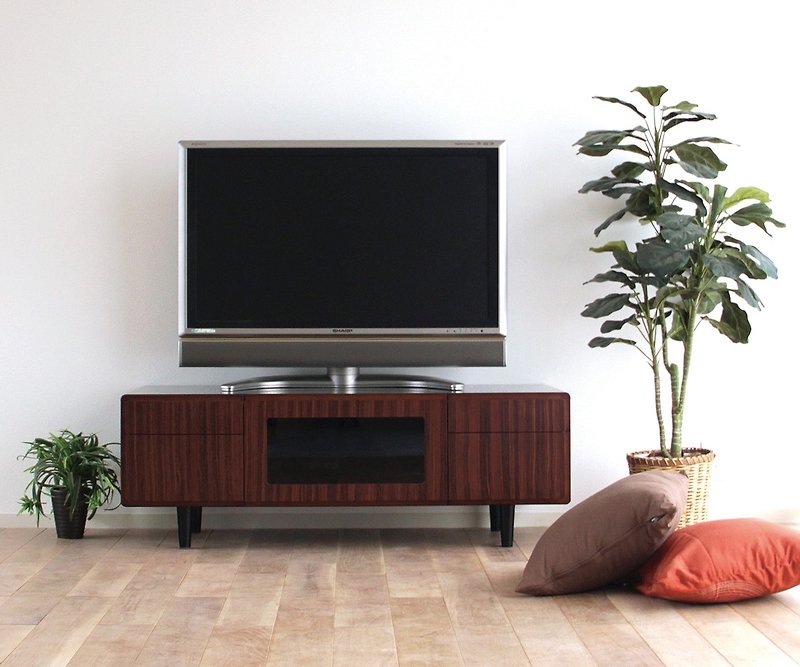 Asahikawa Furniture Mabertoco r TV Board - โต๊ะวางทีวี - ไม้ สีนำ้ตาล