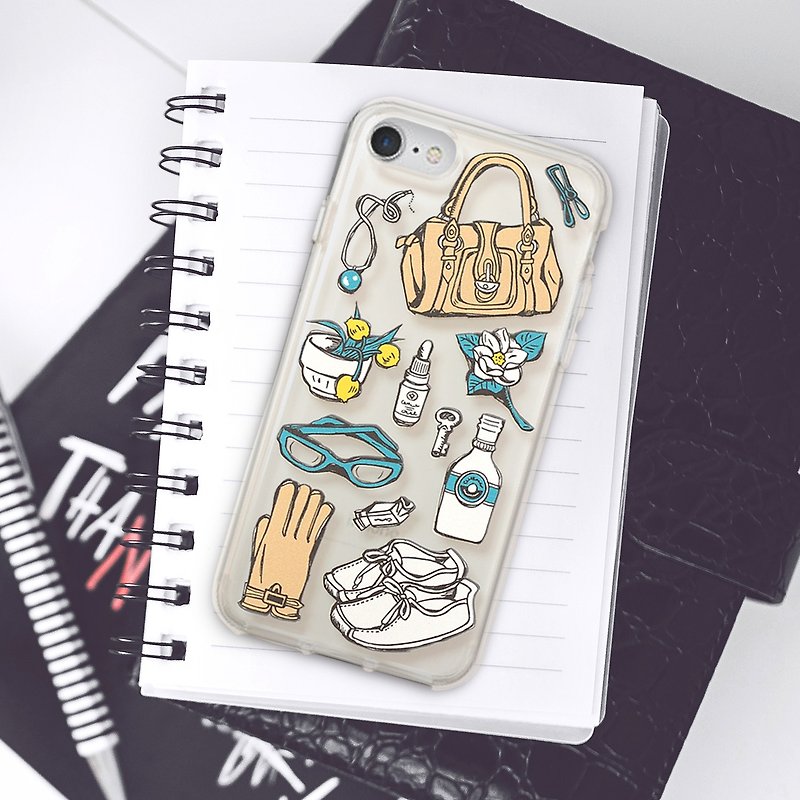 【Clear iPhonePlus case】for a journey - Phone Cases - Other Materials Transparent