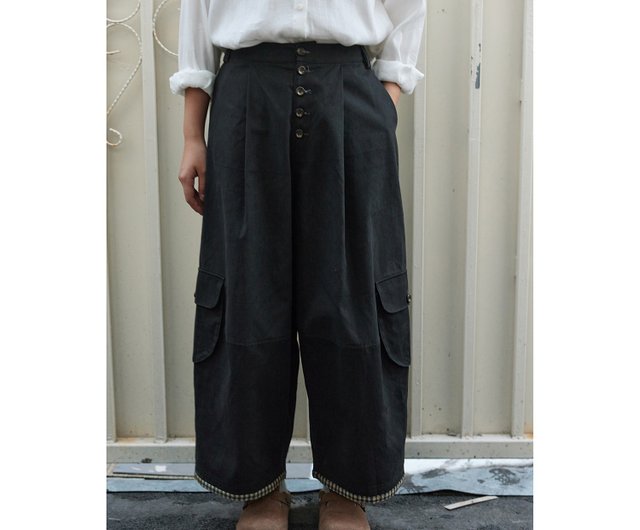 Loose straight buy all-match overalls