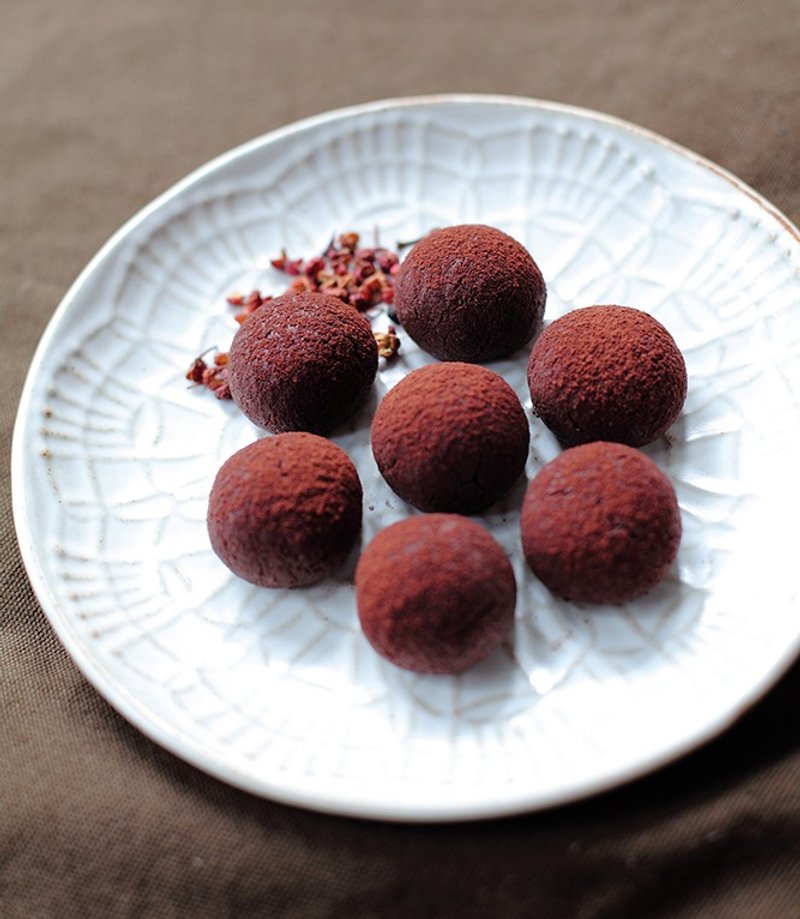 花椒巧克力雪球手作餅乾 handmade・vegan - 手工餅乾 - 新鮮食材 綠色