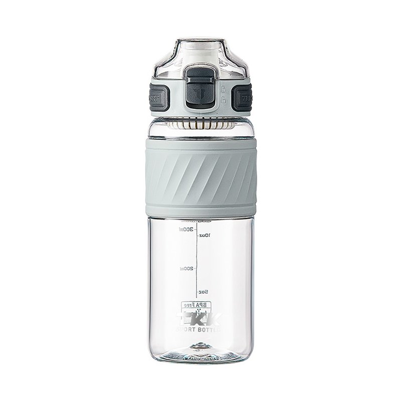 [TKK] Tritan series portable sports water bottle 600ML imported from the United States-Yuanshan Gray - กระติกน้ำ - วัสดุอื่นๆ สีเทา