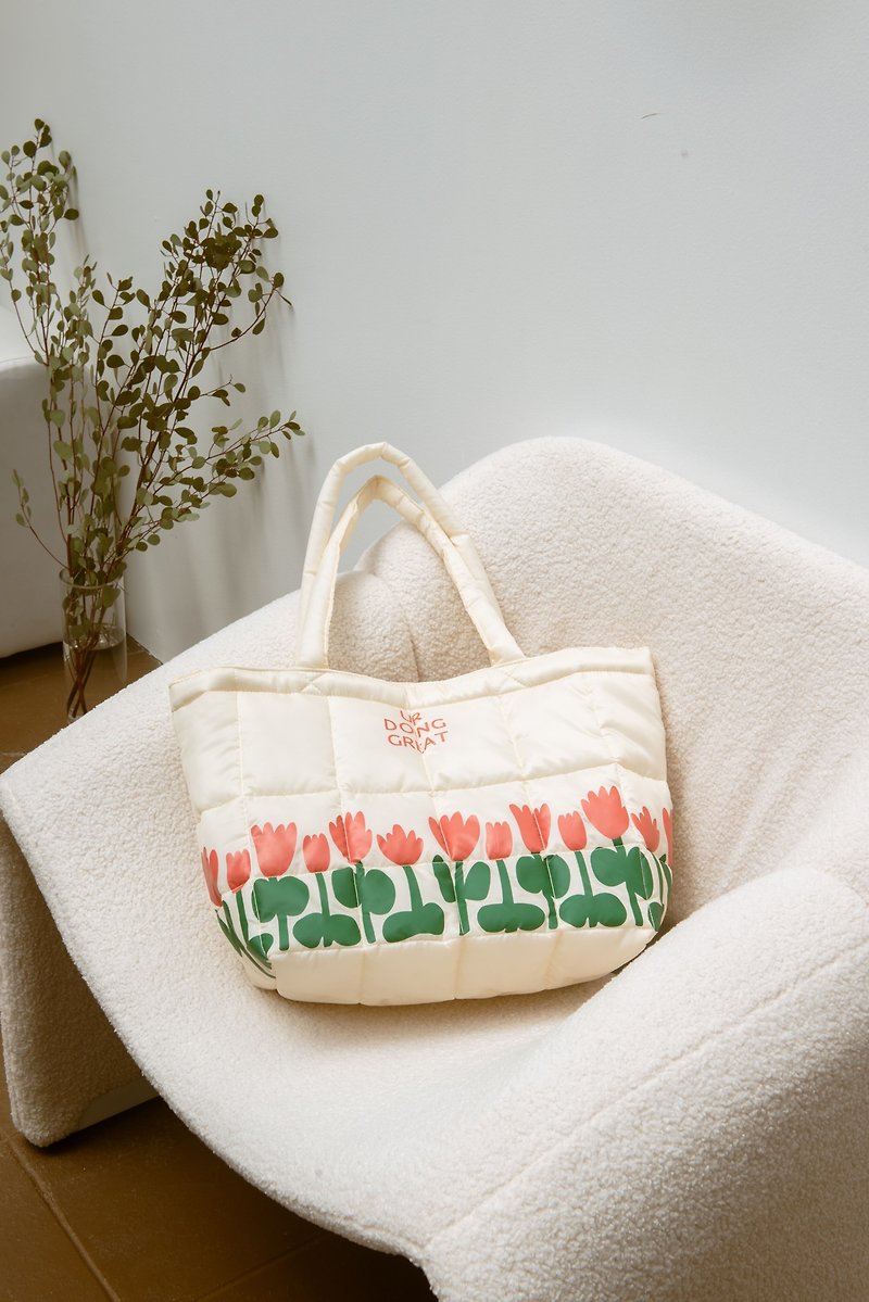 Tote Bag, PUFFER FLORAL Collection / PF-03 - Other - Other Materials 