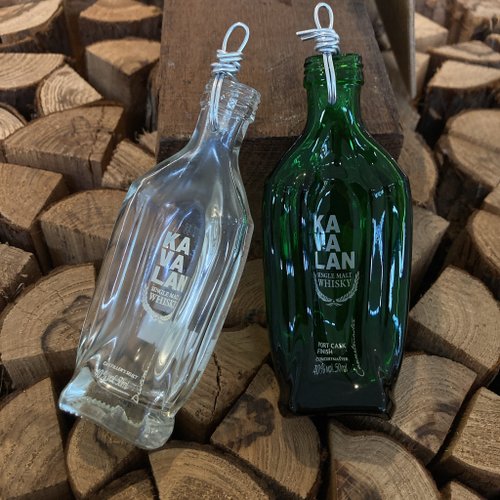 Flat Wine Bottle Art 瓶瓶禮 KAVALAN 葛瑪蘭 50ML小款酒瓶吊飾 壁掛