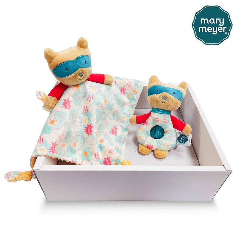 MaryMeyer Little Hero Classic Gift Box (Handbell Soother) - Baby Gift Sets - Cotton & Hemp Multicolor