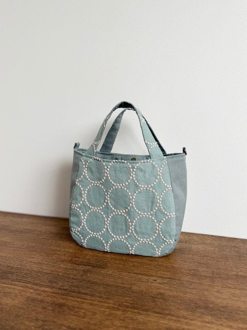 ミナペルホネン ❤︎ 巾着トートバッグ pomppia ハンドメイド mina