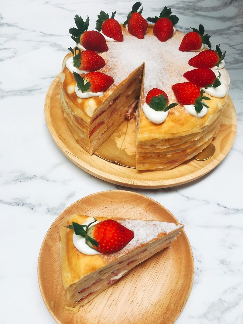 草莓千層蛋糕 6吋 - 蛋糕/甜點 - 新鮮食材 