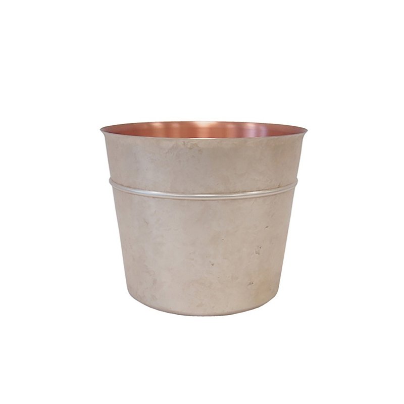 tone copper color tube pearl silver (L) - Items for Display - Copper & Brass Silver
