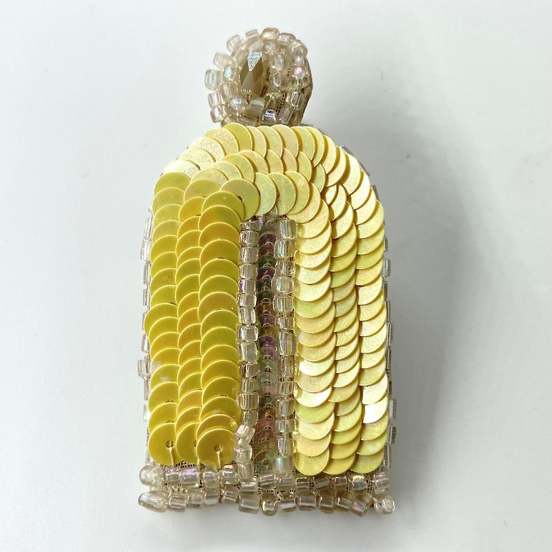 Earrings Perfume bottle yellow metal fittings selectable one ear - Earrings & Clip-ons - Other Materials Yellow