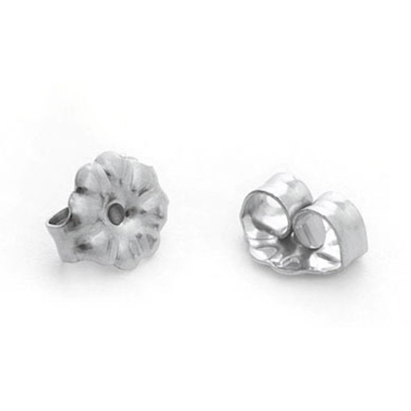 Pair of pure titanium earrings - Earrings & Clip-ons - Other Materials 