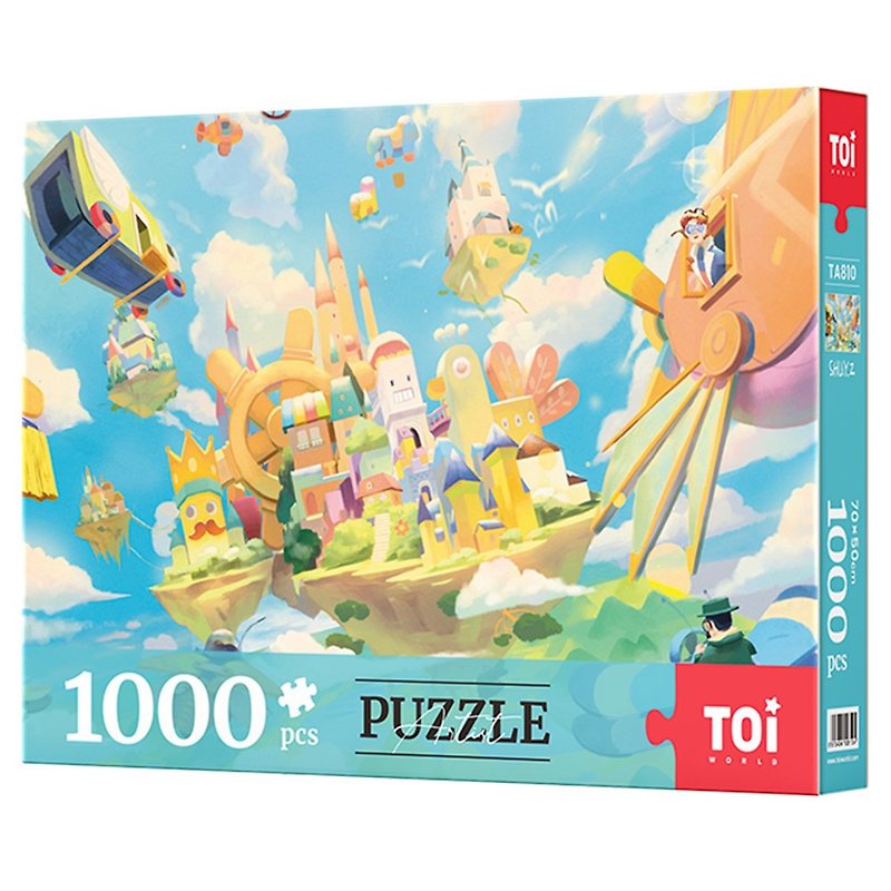 TOi Tuyi [Sky City] Jigsaw Puzzle 1000 Pieces DIY Illustration Board Game New Year Women's Day Gift Box - เกมปริศนา - กระดาษ 