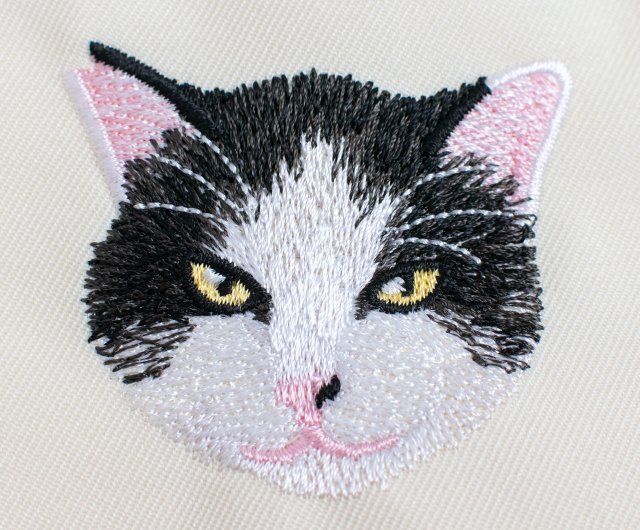 デジタル】【刺繍データ販売】ハチワレ猫さん - ショップ