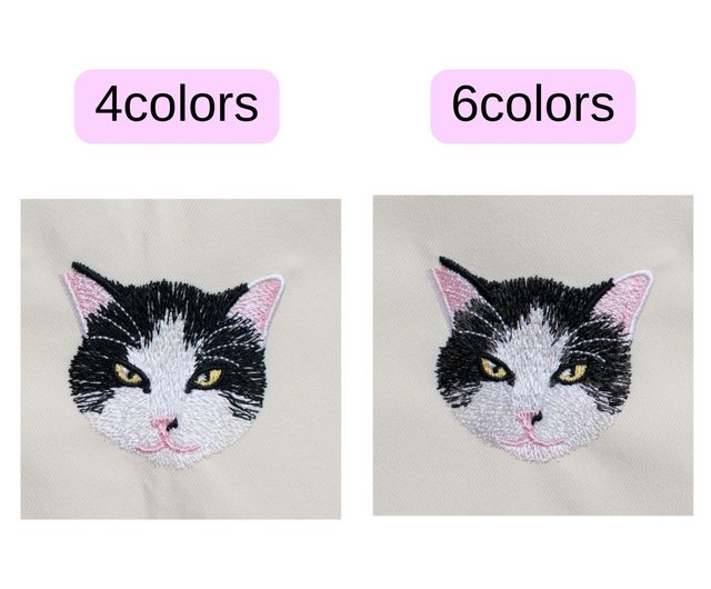 デジタル】【刺繍データ販売】ハチワレ猫さん - ショップ