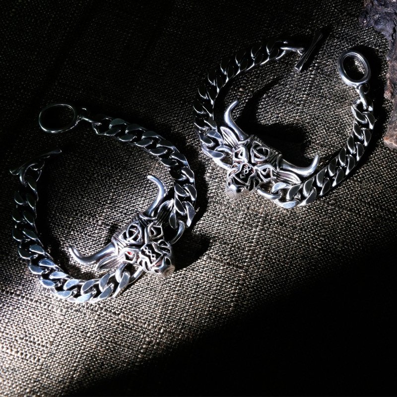 牛轉乾坤 手鍊 金屬手鍊 個性手鍊 (HBRJA1205B)│MF select - 手鍊/手環 - 銅/黃銅 銀色