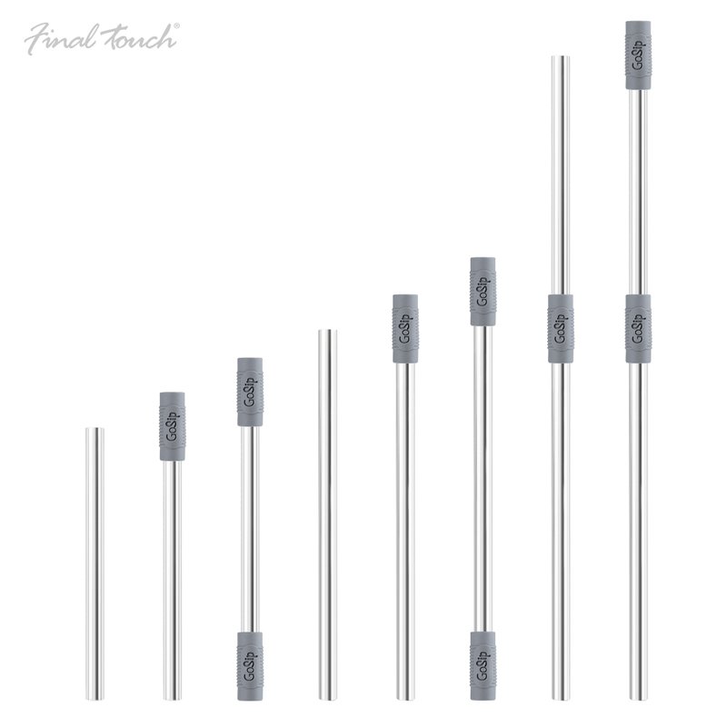 Final Touch GoSip Stainless Steel Multi-Use Straws - แก้วไวน์ - สแตนเลส 