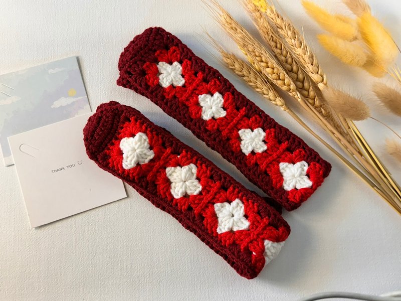 Grandma's Garden Headband - Headbands - Cotton & Hemp Red