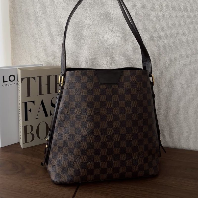 LOUIS VUITTON 路易威登 Damier Cabas Rivington 肩背包 - 側背包/斜背包 - 真皮 咖啡色